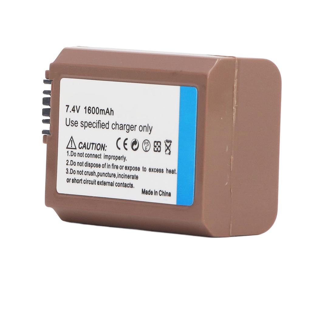 NP‑FW50 Akku 1600mAh Digitalkamera-Akku mit Typ-C-Direktladeanschluss für Alpha A6500 A6000