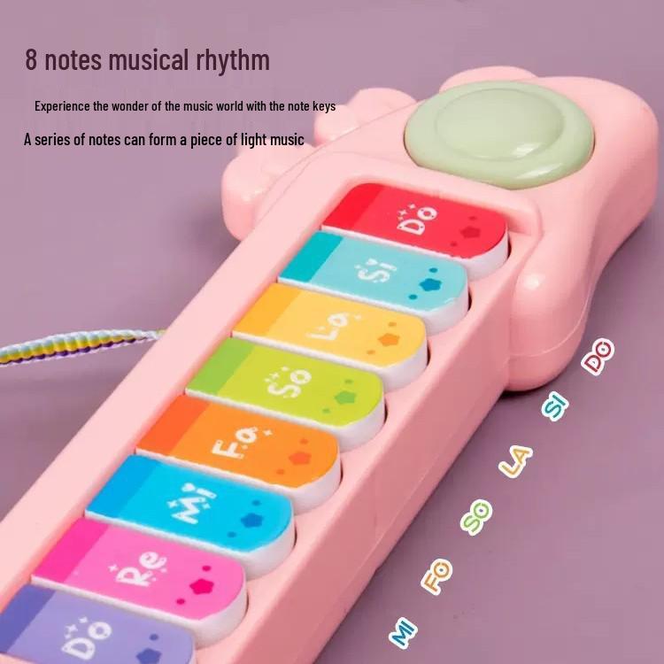 Children's Multifunctional Electronic Music Guitar & Keyboard Toy for Early Education