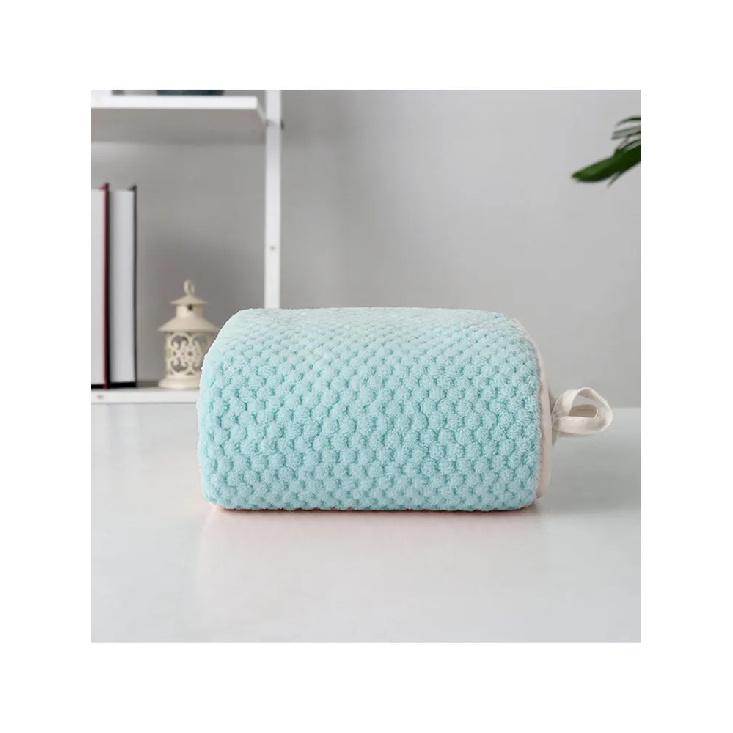 

Absorbent Soft Face Towel for Home Plaid face and hand towels, polyester fiber, 35x75cm, 4 pcs 35x75 синій