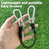 30/60/90/120Cm Karabiner Elastisches Seil Outdoor Camping Gepäckgurt Wäscheleine Stretch Langlebig Campingausrüstung Multifunktion