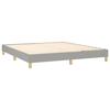 Maison Exclusive - Sommier à lattes de lit avec matelas Gris clair 160x200cm Tissu