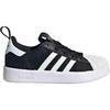 Adidas Originals Superstar 360 Classic Comfortable Low-Top Kids Skate Shoes Kids Sneakers Black White JR7411