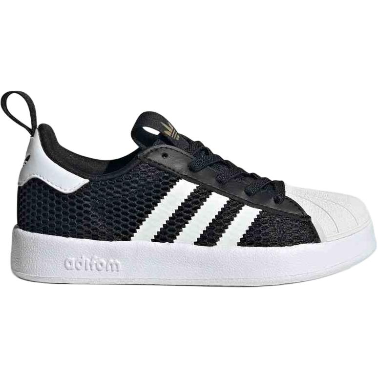 Adidas Originals Superstar 360 Classic Comfortable Low-Top Kids Skate Shoes Kids Sneakers Black White JR7411