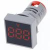 60-500V AC Digital Voltage Meter Indicator Light Square Panel Meter Panel LED Voltmeter