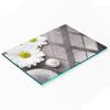 Gerbera Decorative Tempered Glass Kitchen Chopping Board 80x52 Cm