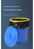 Large Capacity Thick Round Plastic Trash Can for Commercial Kitchens, Catering, Classrooms, Hotels, and Sanitation