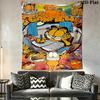 Garfield'S Chaos Whimsical Adventure Tapestry Fashion Print Background Cloth Soft Christmas Gift Wall Covering Decoration