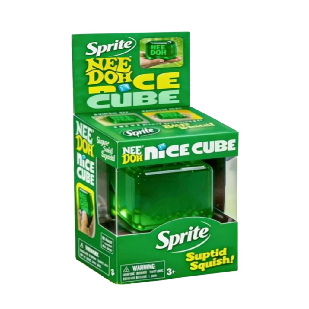 Schylling Needoh Nice Cube Sensorische Nice-Sicle Stressverlichting Squishy Kubus Anti-Angst Knijpobject Voor Focus ADHD Populatie