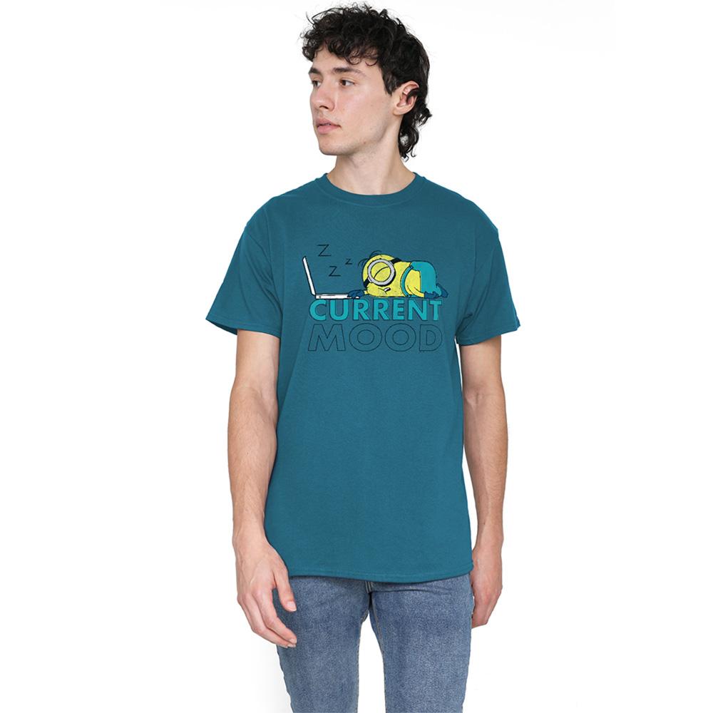 DESPICABLE ME Camiseta Unissex para Adulto Humor de Segunda-feira Minions