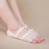Belly Dance Shoes Ballet Dancing Foot Covers Non Slip Practice Shoes for Women Fitness Sleeves Simple Solid Color Flexible Dance Footwear