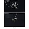 Vintage Goat Head Zodiac Sheep Pendant Necklace For Men Fashion Clavicle Chain