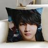 Popular Actor Sakurada Dori Cushion Cover Soft & Easy-Wash Pillow Case – Versatile for Couch, Bed, Travel and Office