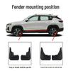 Changan CS35 PLUS/MAX Mudguards for 2018-2025 Models