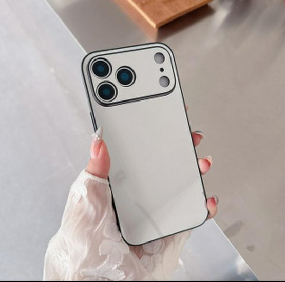 Pore-Free Mirror Phone Case for Apple 17 Pro Max: Trendy Full Coverage Protective Case for Apple 12/15/14/16