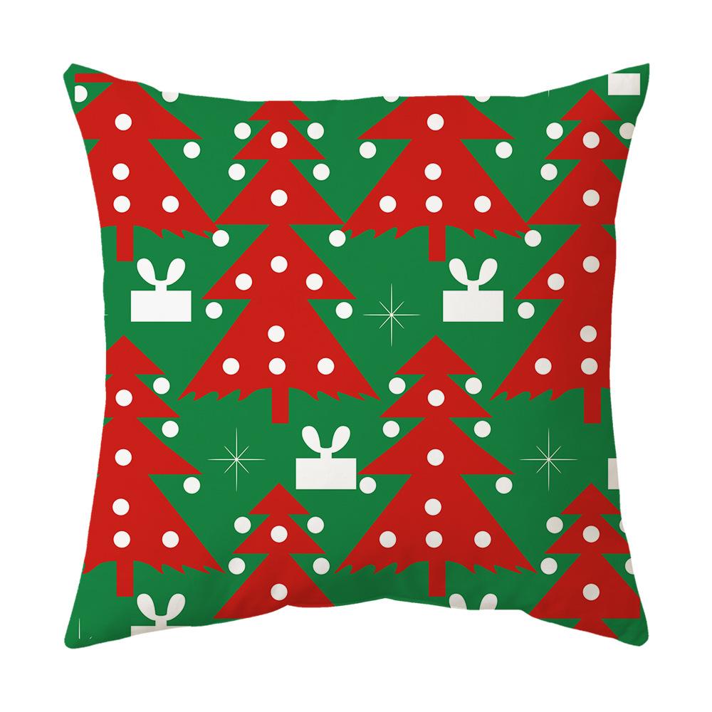 Christmas Pillow Cushion Pillow Cover Printed Pillow Cover Cushion Cover Home Holiday Gift Sofa
