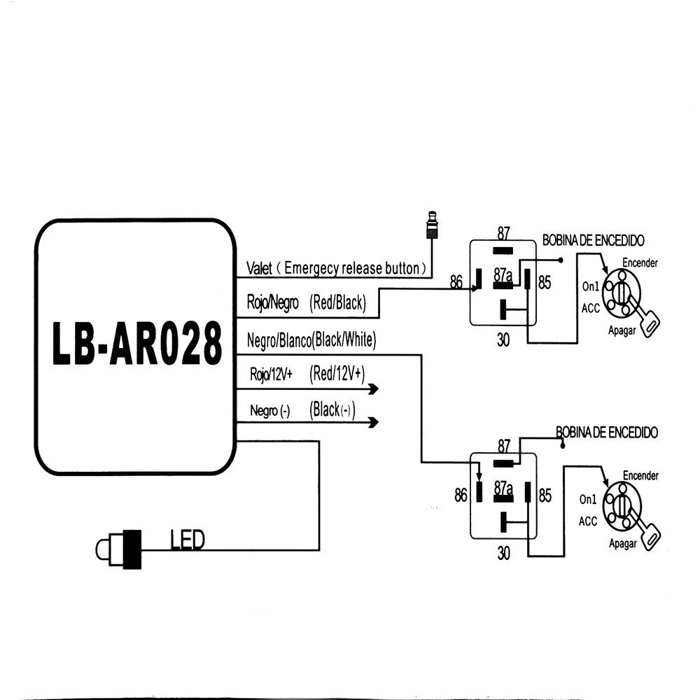 Anti-Hijacking Intelligent Circuit Cut Off Kit Car Remote Control 12V Keyless Access System Auto Unlock Immobilizer Device