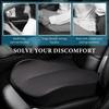 Car Seat Cushion, Comfort Ergonomic Memory Foam Seat Cushion for Tailbone Back Pain Relief, Breathable Car Cushion Suitable for Short People Driver