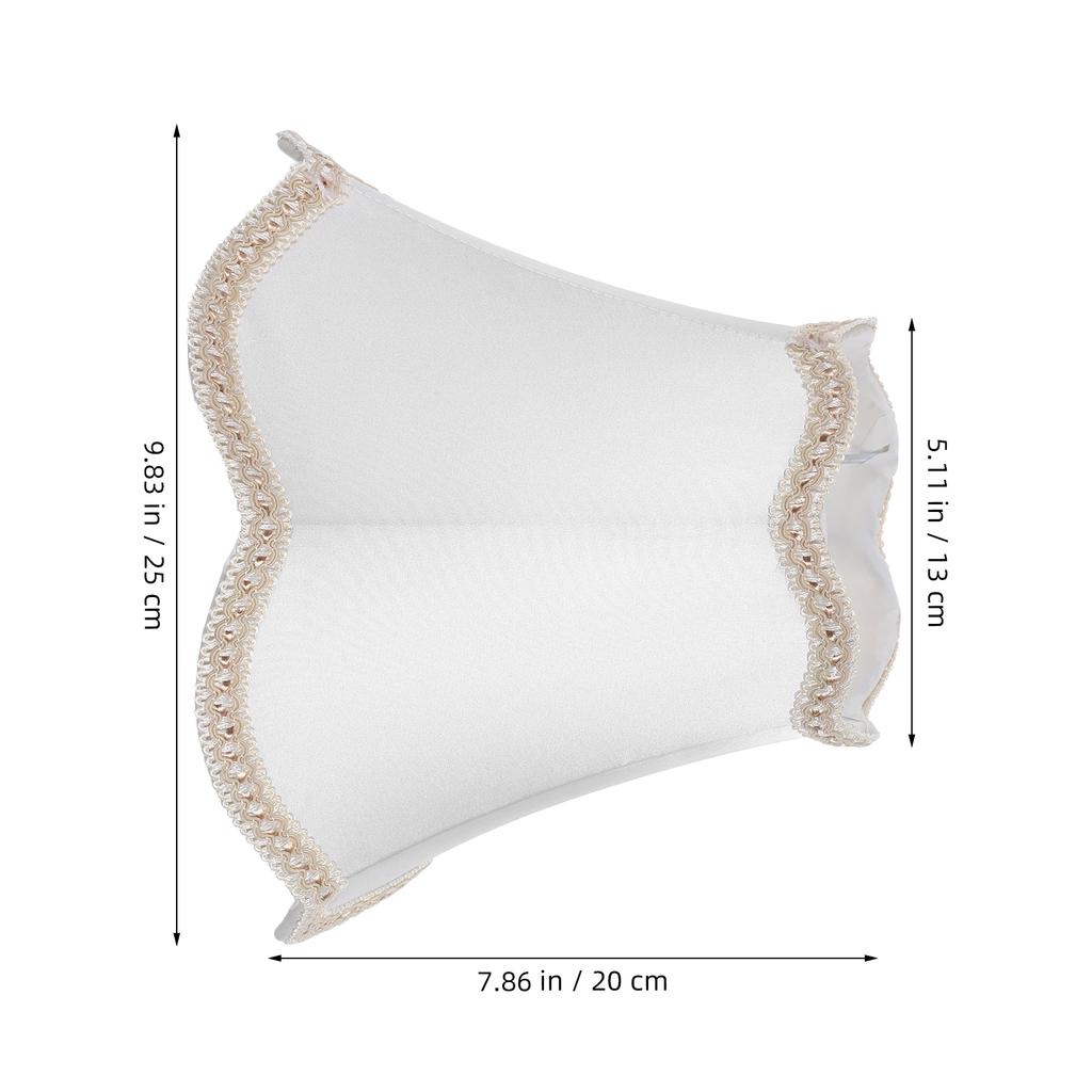 European Fabric Lampshade 5" Tops 10" Bottom 8" High Bell Shade For Wall Table Floor Lamps Living Room Bedroom Replacement