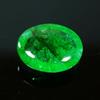 Natural Green Emerald Loose Gemstone Oval Cut 7.65 ct AAA Colombian for Jewelry Making and Crafts