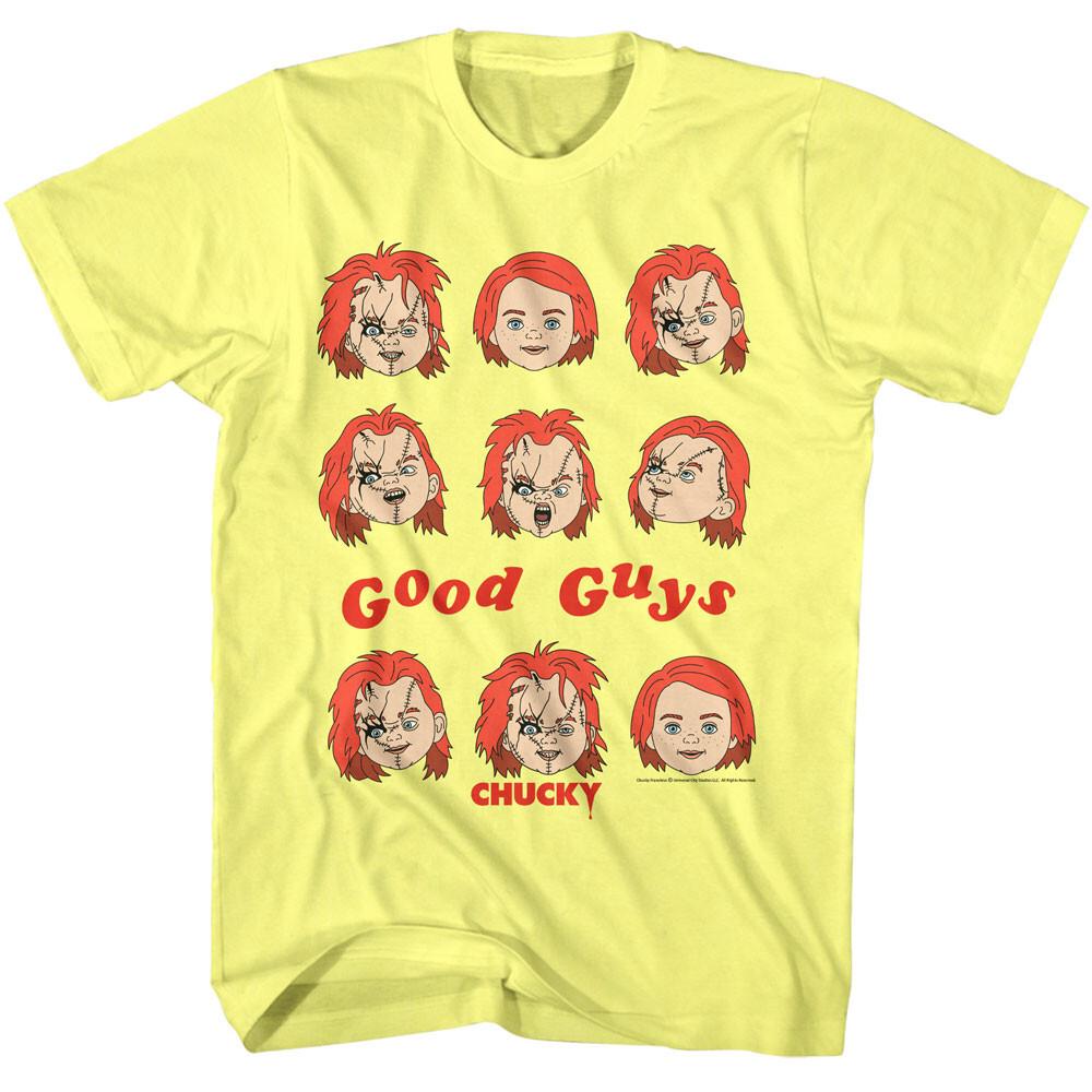 Childs Play Many Faces Of Chucky Good Guys Men T Shirt XXXL