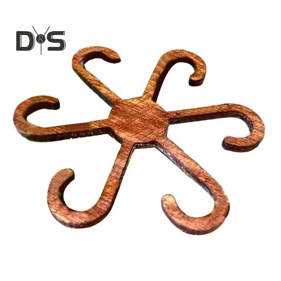 

Держатель для стебля растения Monstera, деревянный стабилизатор для стебля растения, инструмент для поддержки комнатных растений, стабилизатор, крючок для садовых цветов, горшечных растений M