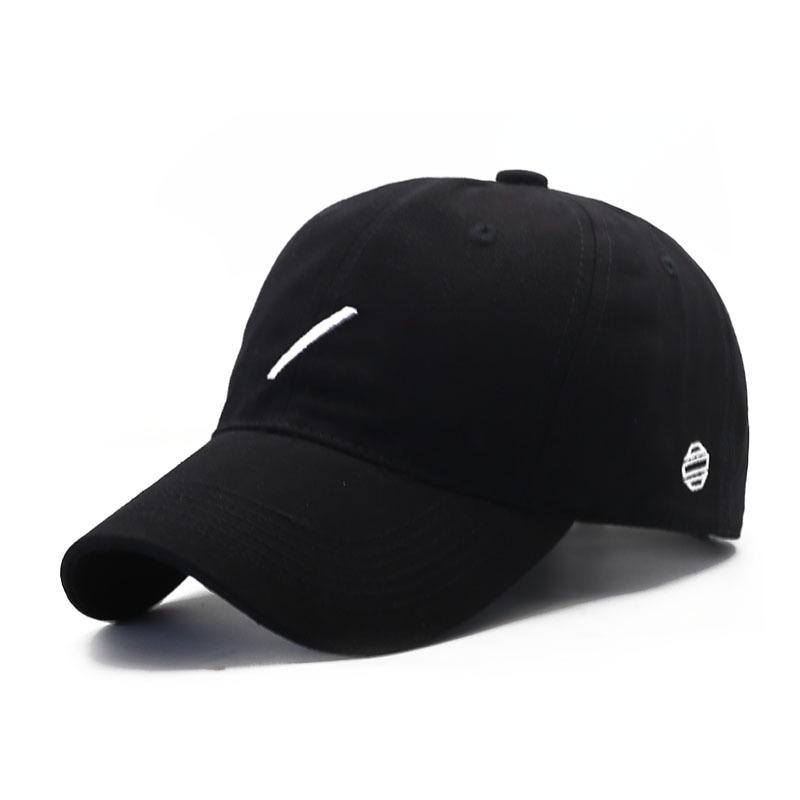 Casual Embroidery Slash Baseball Cap Children Spring and Autumn New Simple Big Head Circumference Cap Men's Sun Hat