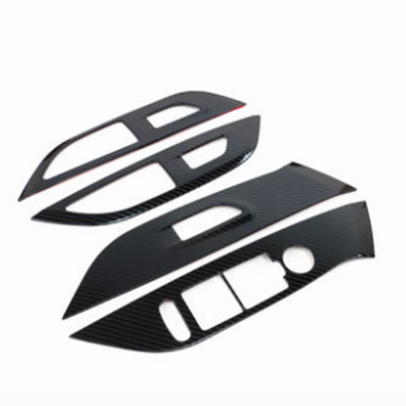 Car Window Lift Button Panel Decoration Cover Stainless Steel Trim For Peugeot 2008 For E-2008 Interior