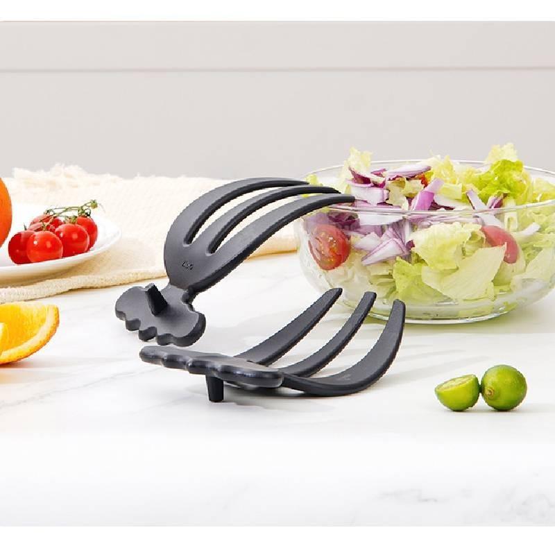 2pcs Vegetable Fruit Salad Claw Three Finger Agitator Kitchen Auxiliary Tool