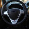 ABS Steering Wheel Trim Sequins Stickers for Ford Ecosport 2013 -2016 New Fiesta 2012 2013 2014 2015 2016 2017 Auto Accessories