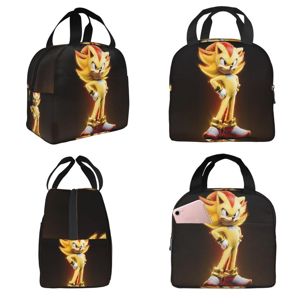 Super Shadow Insulated Lunch Bag for Kids School Cooler Thermal Food Box Tote Portable Lunch Boxes Container