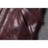 Chinese Size Classical 1930 Style Men Leather Jacket Uncoated Natural Goatskin Leather Soft Slim Spring Autumn