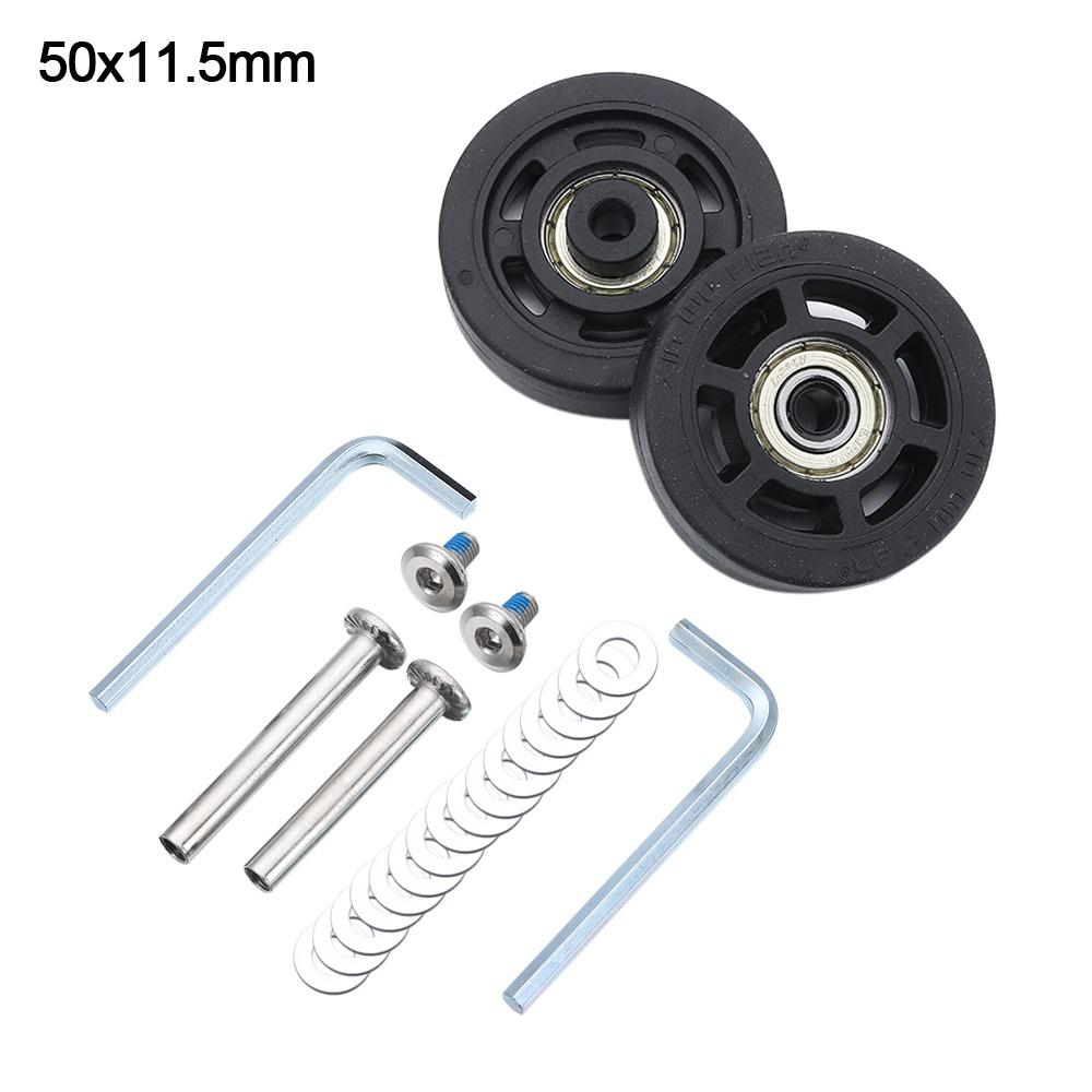Portable Replacement Suitcase Wheels Silent with Screw Travel Luggage Wheels Wear-resistant Replace Wheels Luggage Accessories