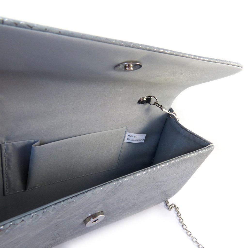 Les Trésors De Lily [P1844] - Kika Gri Portföy Çanta - 25,5x13x6 cm