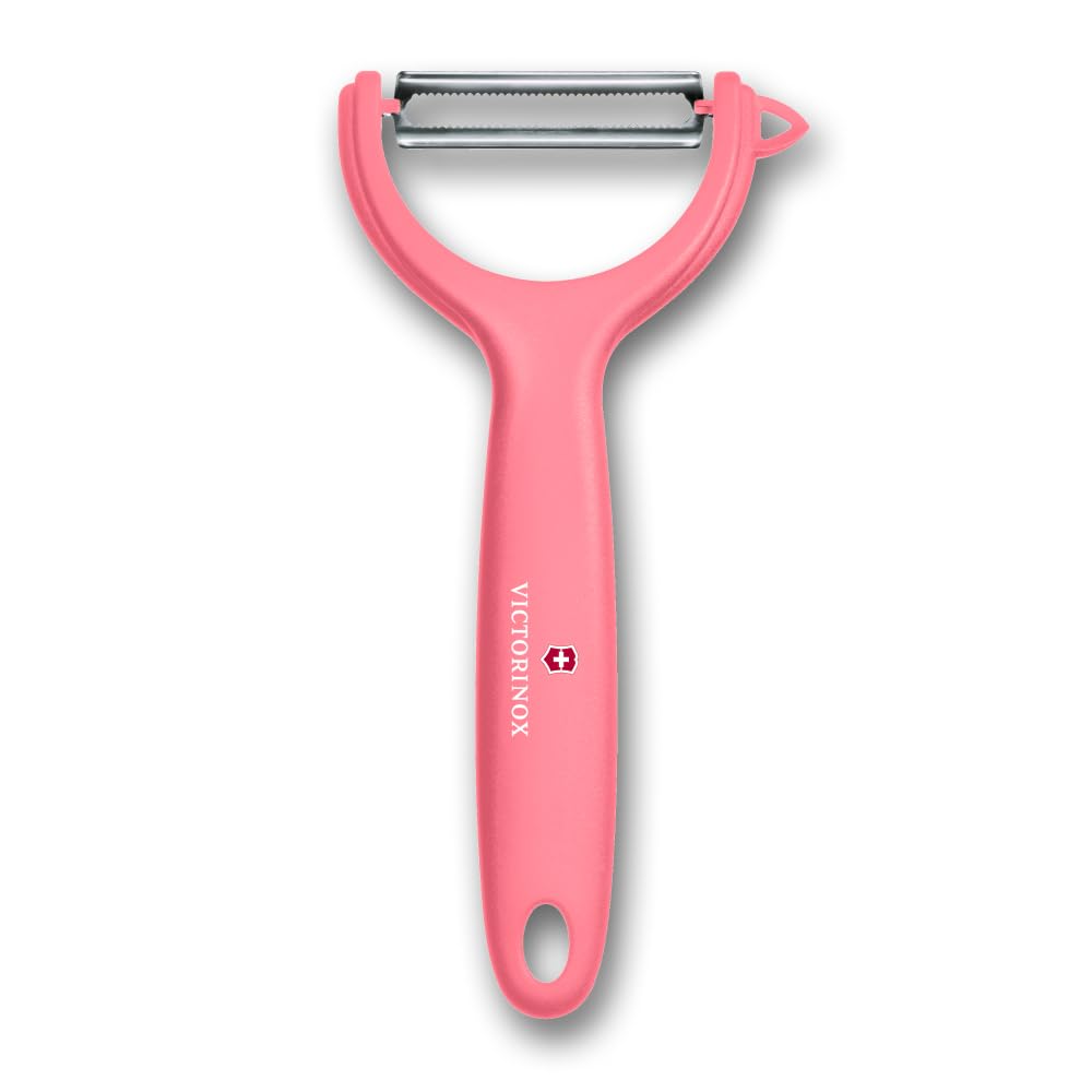 

VICTORINOX Universal Peeler Sharp Horizontal Peeler Y Light Red Ergonomic handle for easy gripping Dishwasher safe 7.6079.12