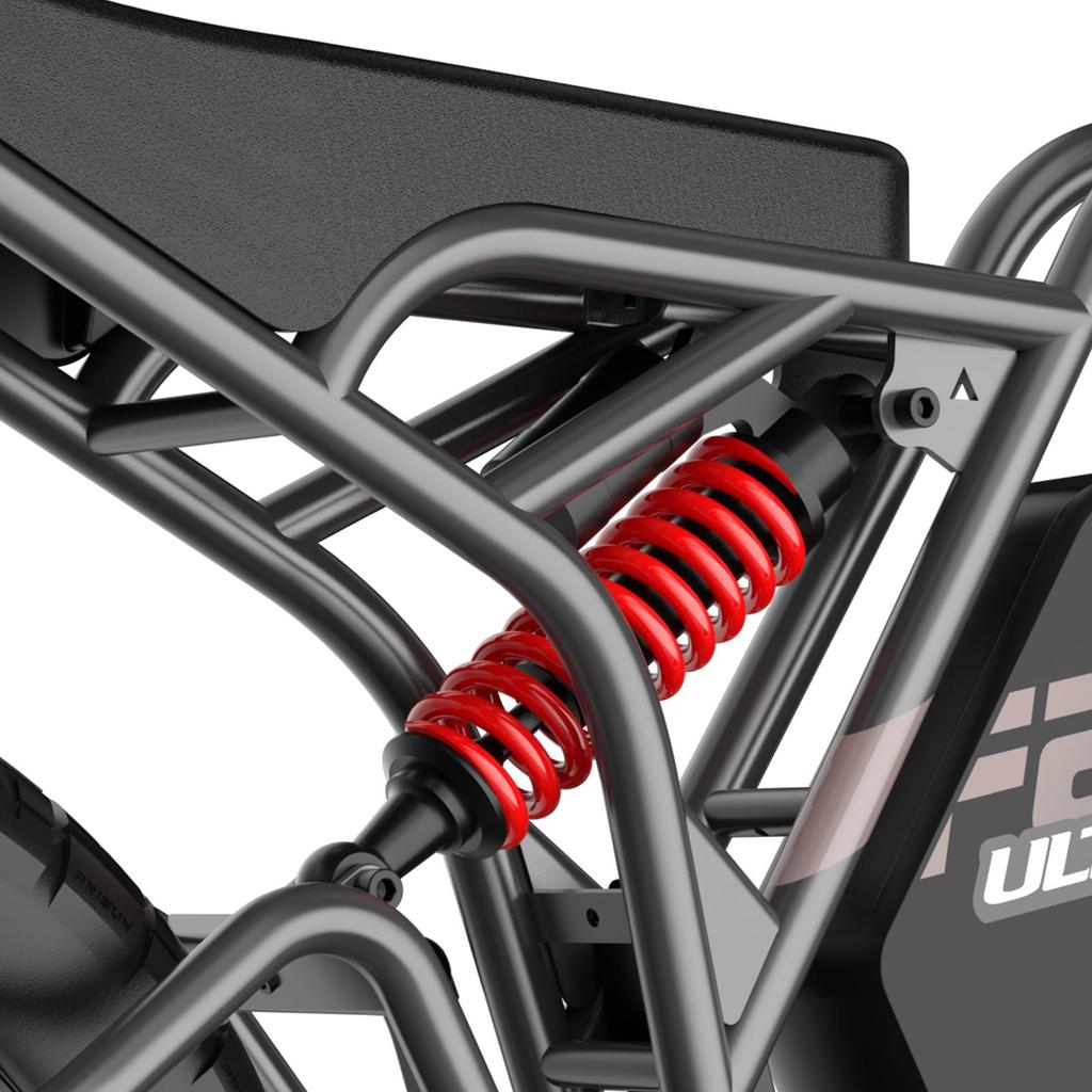 FAFREES F20 Ultra Elektrické kolo 750W Motor, 48V 25Ah Baterie, 20*5,0 Palcové Tlusté Pneumatiky, Mechanické Brzdy, Dojezd 80-100KM, E-bike s Dvojitým Odpružením