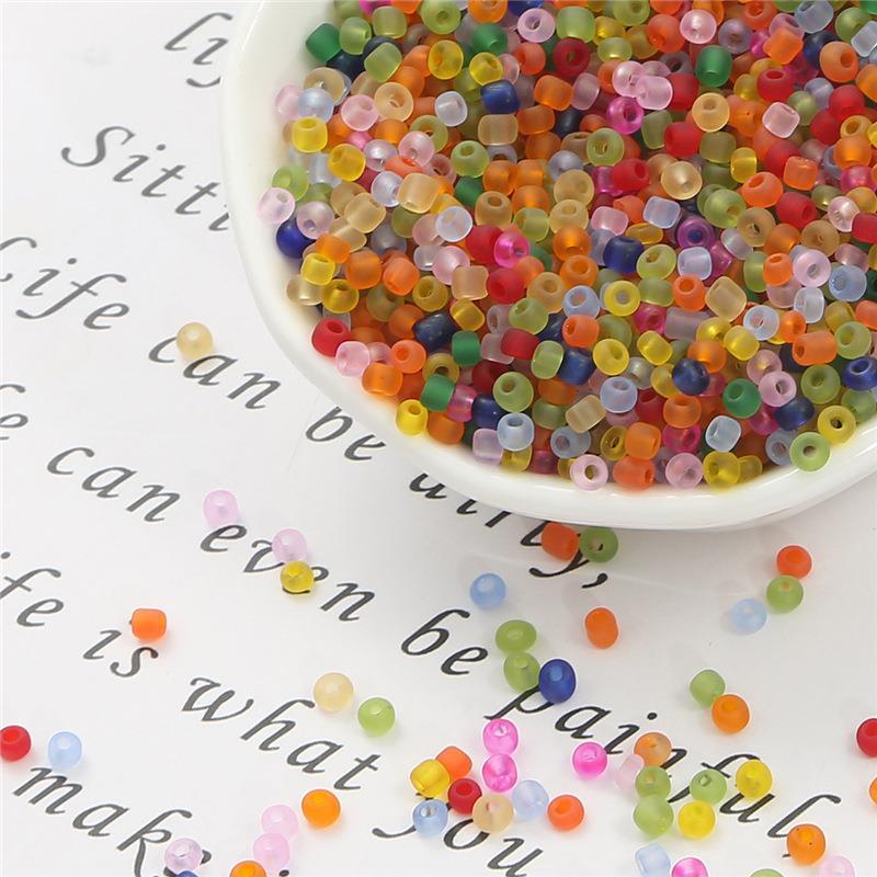 Frosted Transparent Rice Beads for DIY Bracelets, Necklaces, Hairpins, Tassels