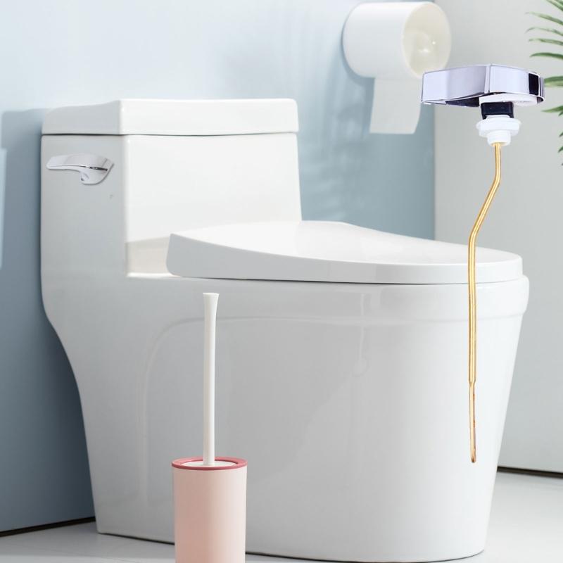 Front Mount Toilet Handle Easy Flush Toilet Handle Replacement Easy Installation Bathroom Accessories for Most Toilets