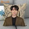 Custom Lee Dong Wook KPOP Pillowcase  Wedding Decorative Cotton Linen Pillow Case For Home Pillow Cover 45X45cm One Side