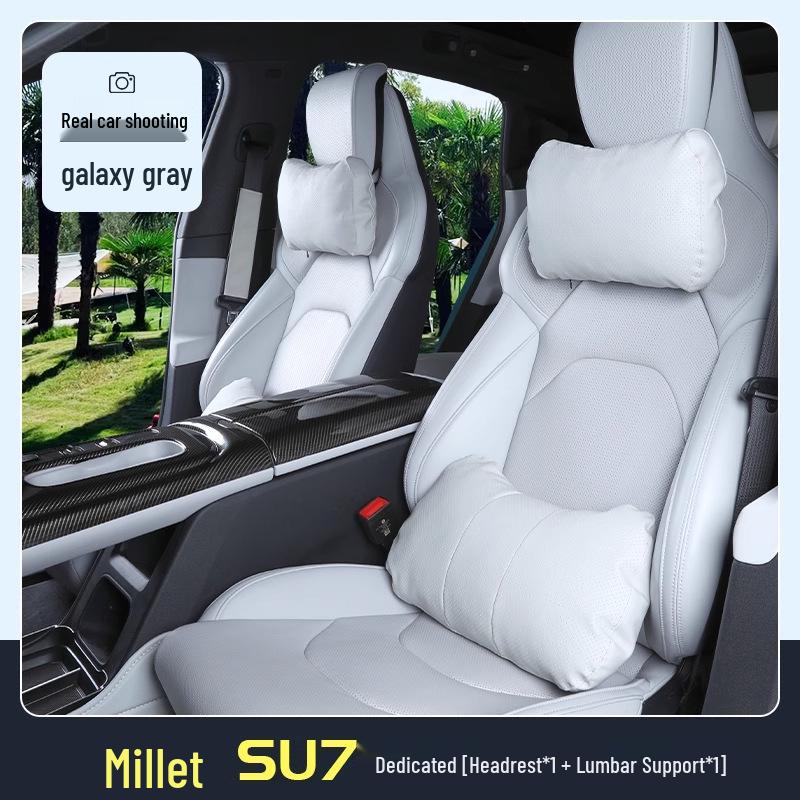 Xiaomi SU7 Headrest and Lumbar Support Pillow for Sports Seats