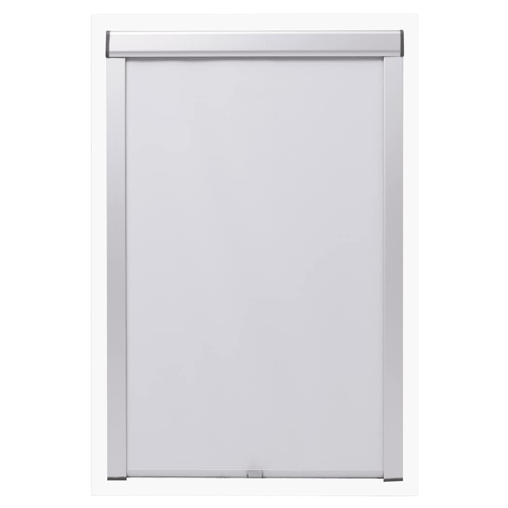 Vidaxl Blackout Roller Blind, White, Ck04