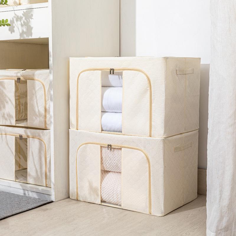 

Тканевый лоскутный складной ящик для хранения одежды, одеял и пледов 24L: 38*27*19 cm