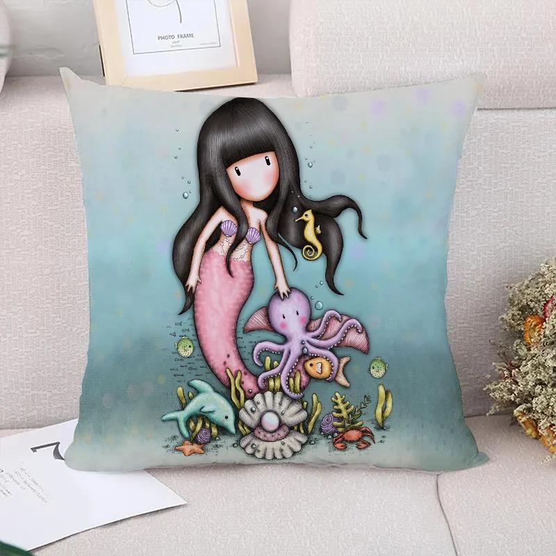 Gorjuss Couple Pillow Pillowcases  Decorative Cushion Cover Luxury Pillowcase Decor  Sofa Cushions Pilow Cases