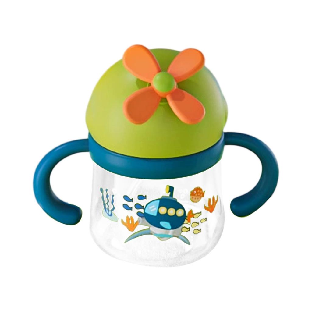 Infant Straw Cup With Straw And Lid Leak Proof Boys And Girls Cup For Boys And Girls