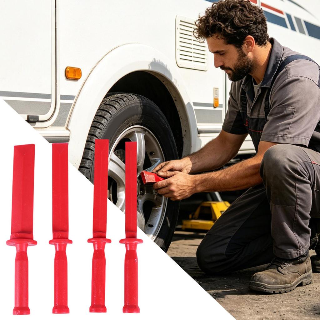 Wheel Weight Removal Tool Rim Adhesive Cleaning Chisel Scraper Set Tire Adhesive Remover Tool for Commercial Home Garage