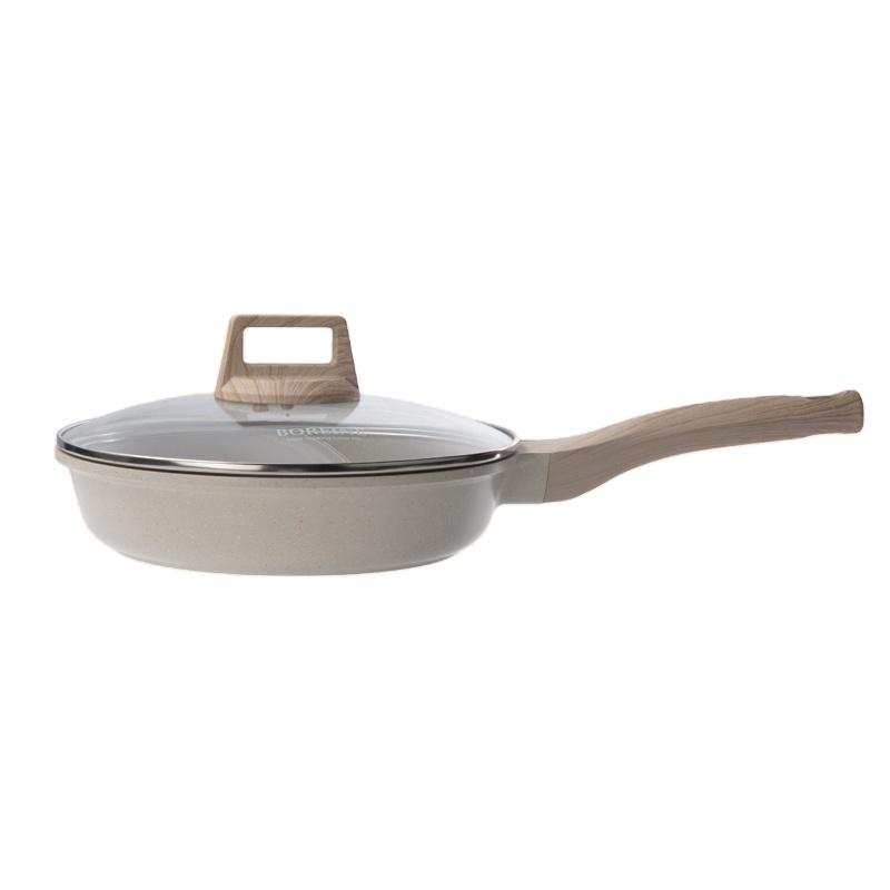 Outdoor Non-stick Kitchenware Items White Cooking Aluminium Nonstick Cooking Pot Cookware Sets белый