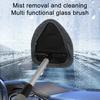 Cleaning Brush with Telescopic Handle 26-41cm Multi-Functional Microfiber Car Window Cleaner for Defrosting Defogging Soft Lint-Free Head Non-Slip