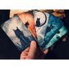 The Haunted Cat Tarot Deck - 78 Card Tarot Deck Featuring Original Surreal & Fantasy Feline Art By J Edward Neill 10.3*6cm