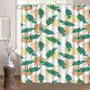 Peony Flowers Are Blooming.Washable Dirt-Resistant Shower Curtain Shower Head Waterproof Polyester Bath Curtain For Home Decor