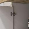 Kitchen Cabinet Storage Unit 4 Doors 1 Drawer Scandinavian Design 98 x 39 x 180 cm White and Natural