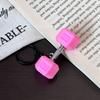 Cross-Border Sports Keychain: Creative Metal Dumbbell Pendant